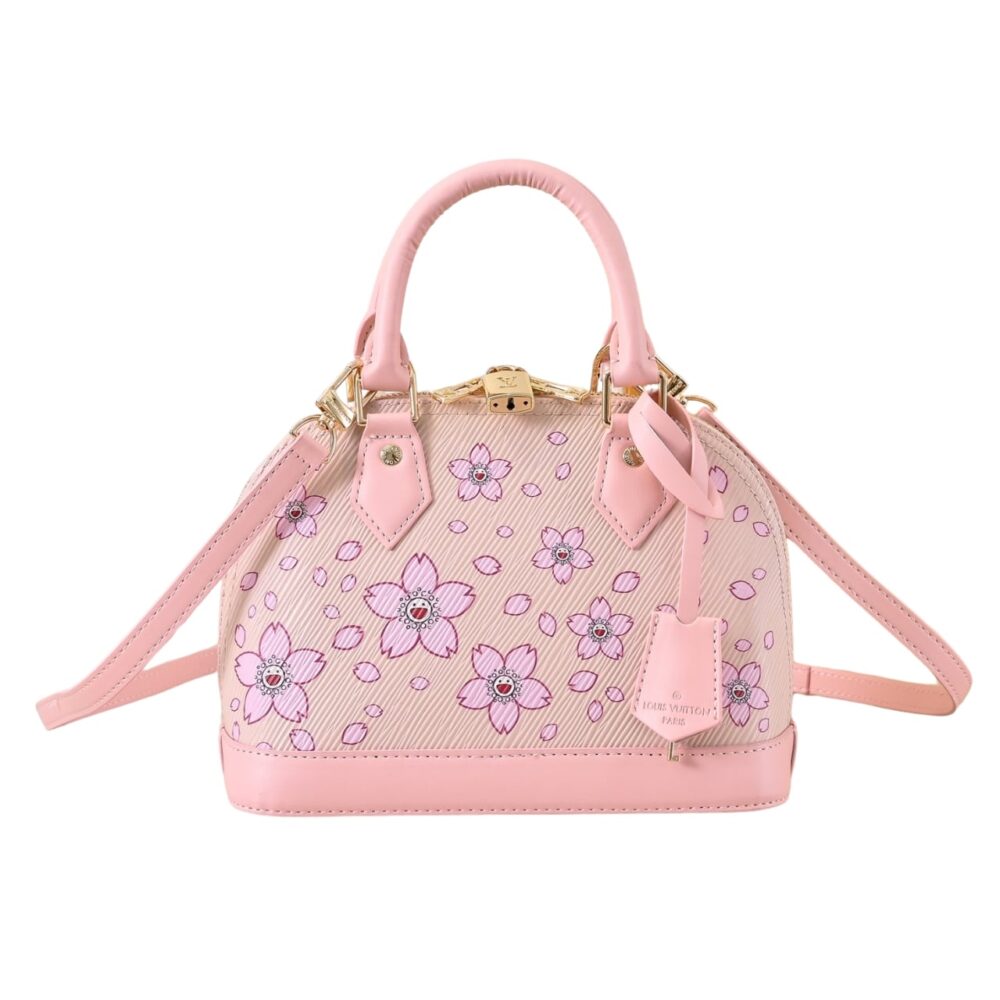 Louis Vuitton X Takashi Murakami Alma BB Pink 25Cm M13104