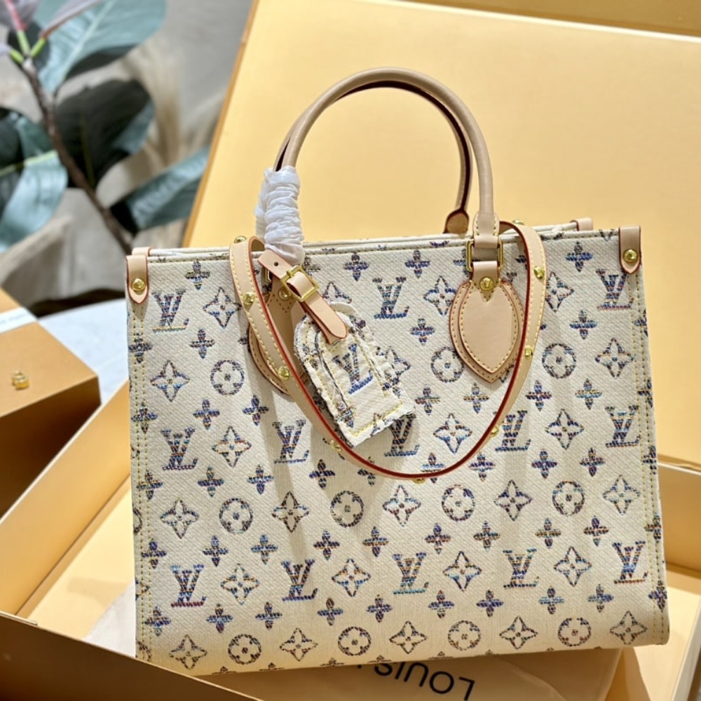 Alternative view of Louis Vuitton Onthego MM Multicolor Beige 35Cm M24708