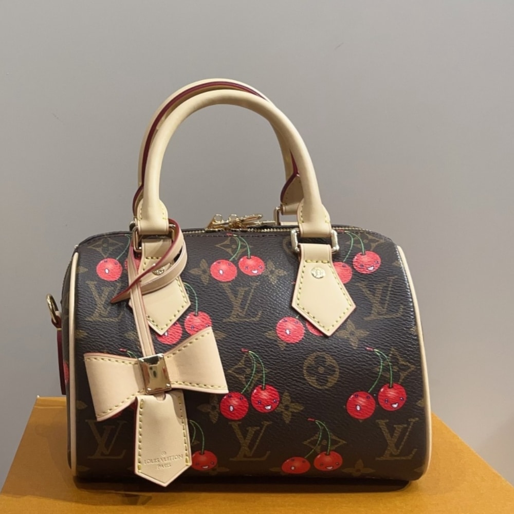 Alternative view of Louis Vuitton X Takashi Murakami Speedy Bandoulière 20 Brown 20Cm M13094