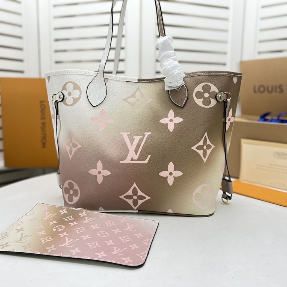 Alternative view of Louis Vuitton Neverfull MM Sunset Kaki 31Cm M59859