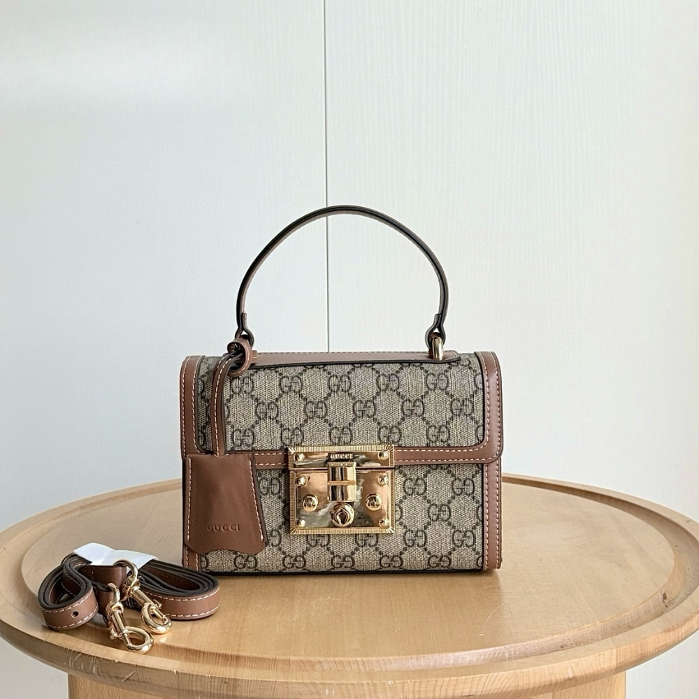 Alternative view of Gucci Padlock Small Top Handle Bag Brown 20Cm 838999 FAD6L 9758