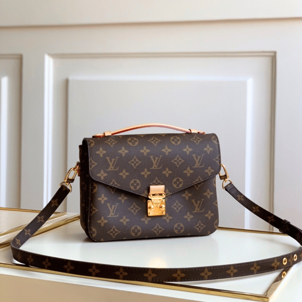Alternative view of Louis Vuitton Pochette Métis Monogram Canvas Brown 25Cm M44875