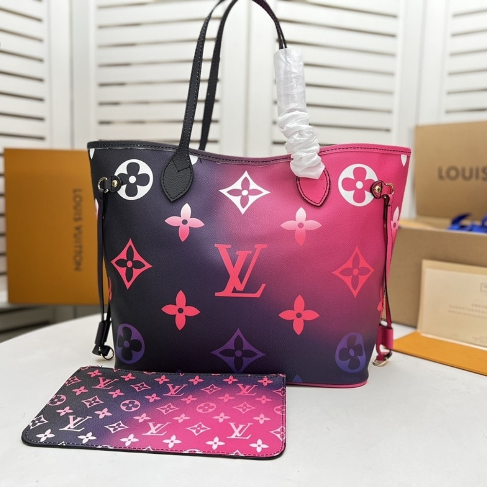 Alternative view of Louis Vuitton Neverfull MM Midnight Fuchia 31Cm M20511