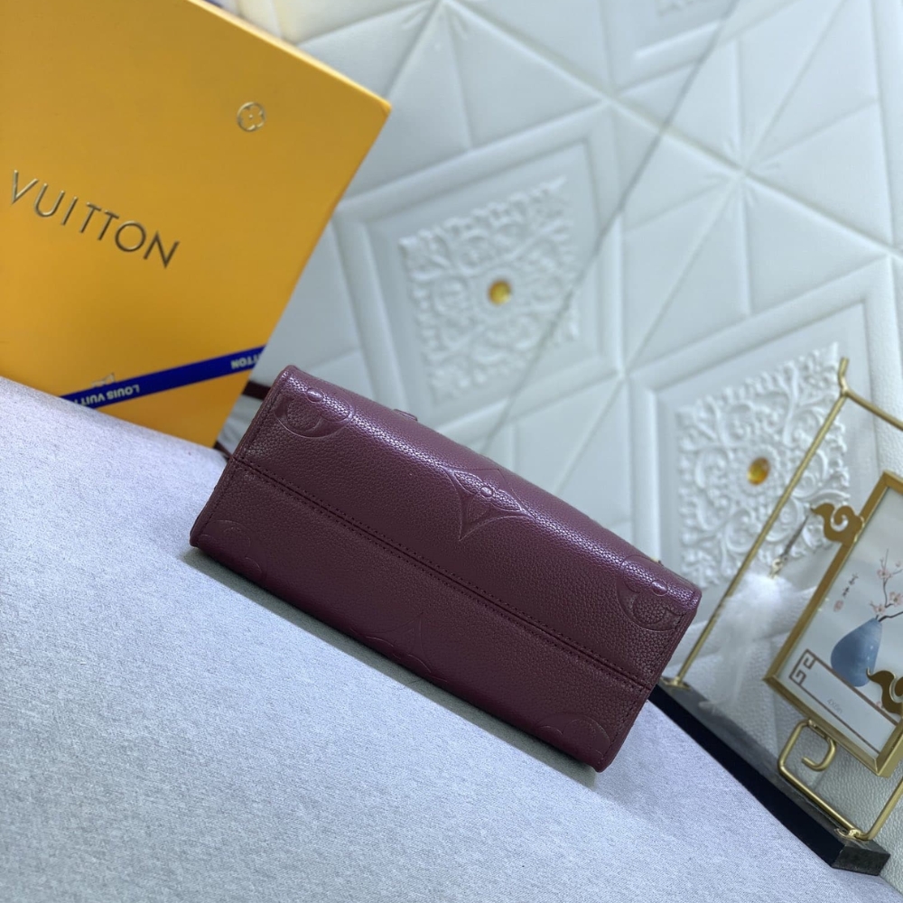 Alternative view of Louis Vuitton Onthego MM Monogram Empreinte Wine Red 35Cm M46601