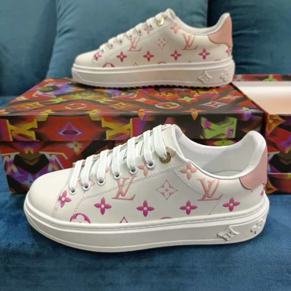 Alternative view of Louis Vuitton Time Out Sneaker Monogram Pink
