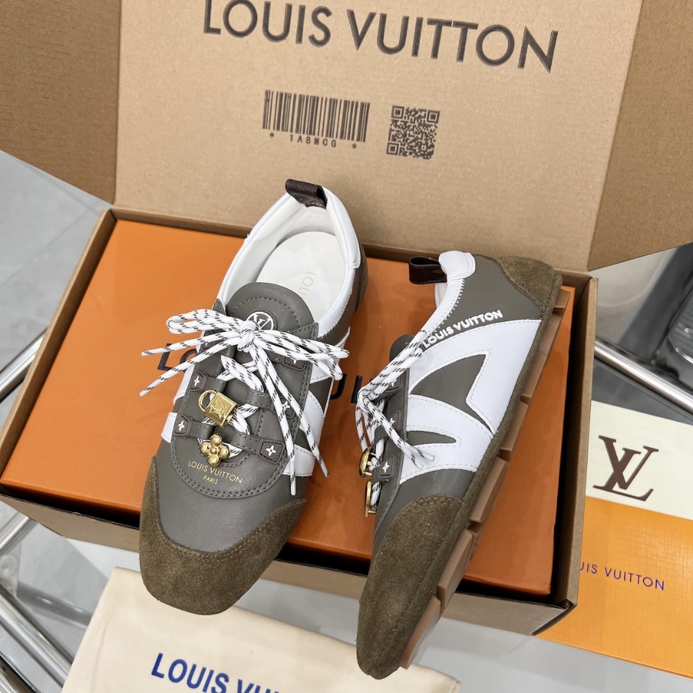 Alternative view of Louis Vuitton LV Sneakerina Pistachio Brown 1AIEMT