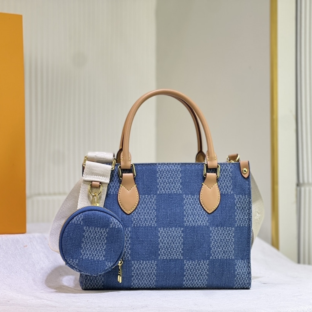 Alternative view of Louis Vuitton Onthego PM Blue Denim 25Cm
