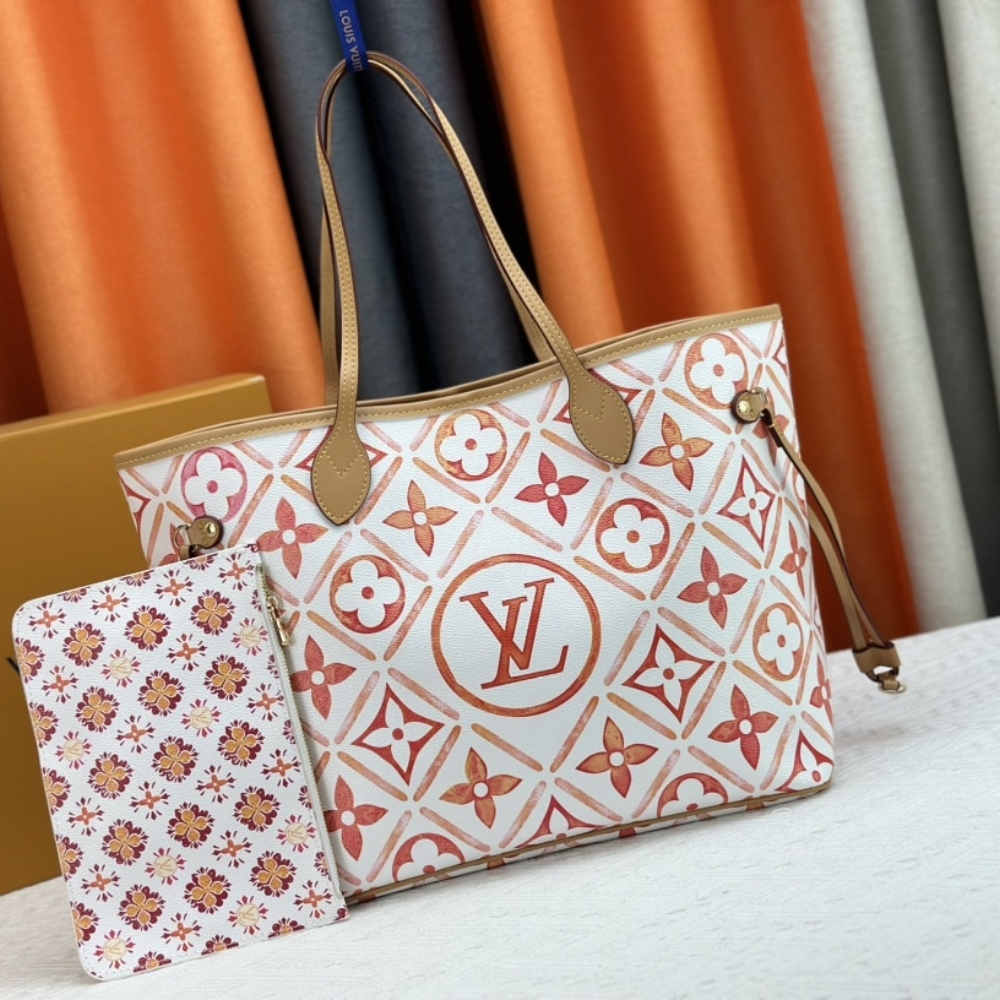 Alternative view of Louis Vuitton Neverfull MM Autres Toiles Monogram Coral 31Cm M25317