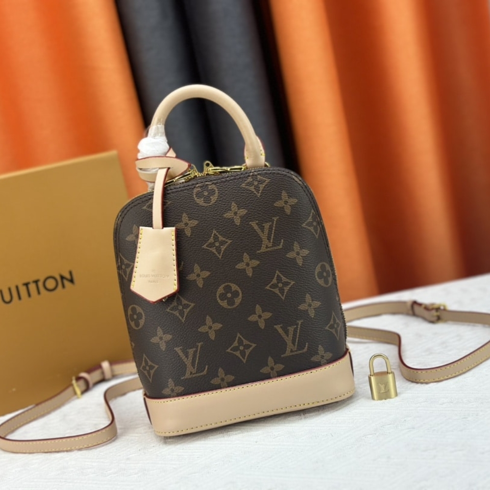 Alternative view of Louis Vuitton Alma Backpack Monogram Canvas Brown 20Cm M47132