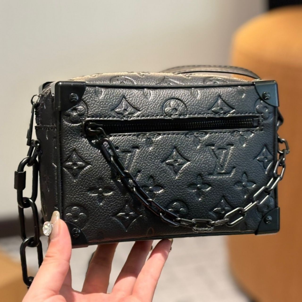 Louis Vuitton Mini Soft Trunk Monogram Black 18Cm M55702 - Image 3