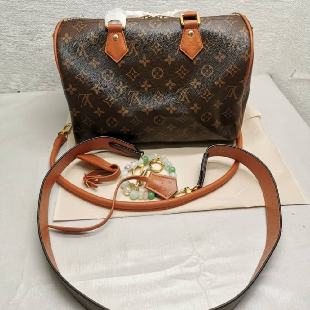 Alternative view of Louis Vuitton Speedy Soft 30 Boho Monogram Tan 30Cm N87212
