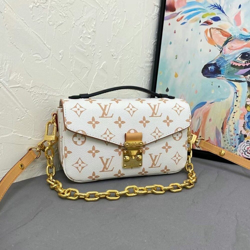 Alternative view of Louis Vuitton Pochette Métis East West Monogram Canvas Cream 21Cm M46914