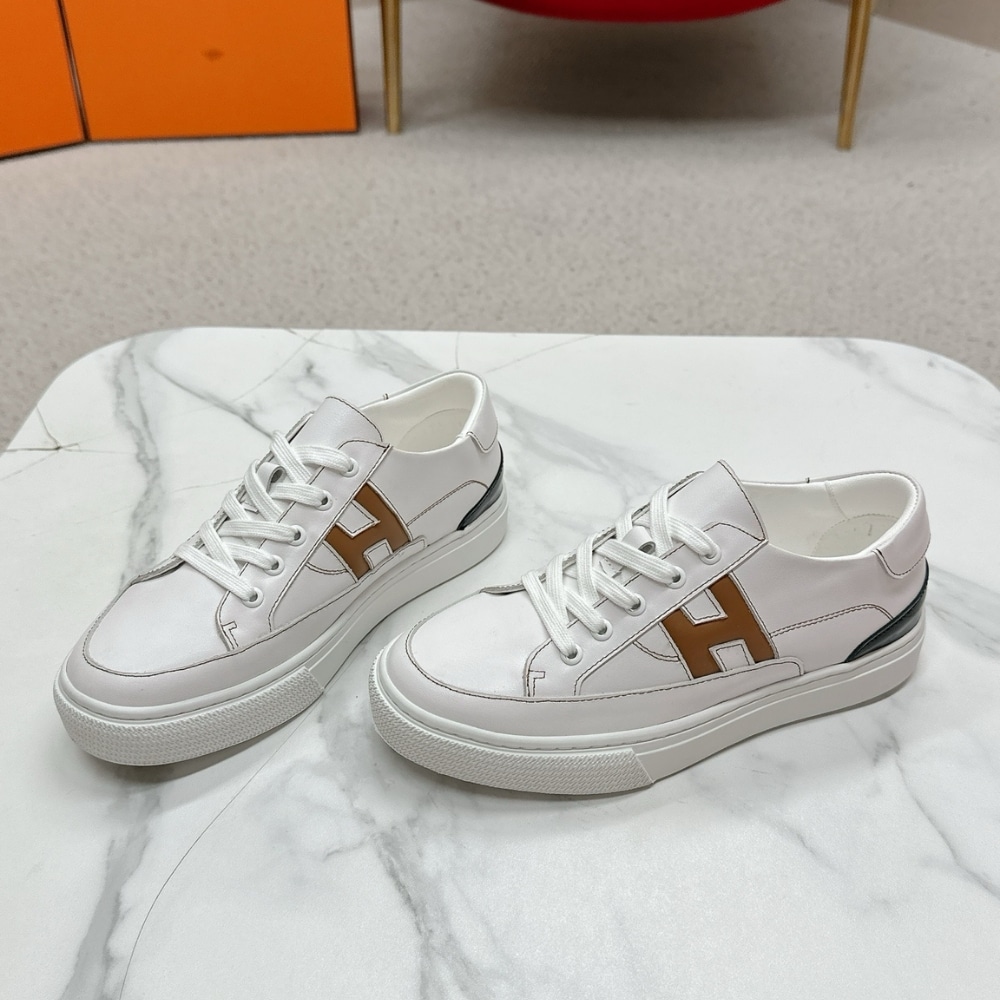 Alternative view of Hermes Deep Sneaker Blanc And Natural H251837ZHA3400