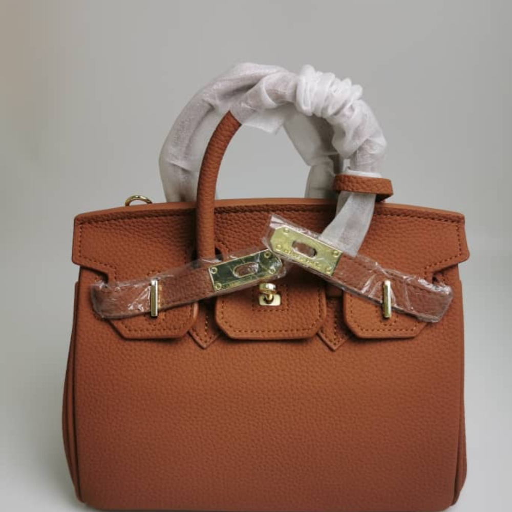 Alternative view of Hermes Birkin 25 Handbag Gold Brown 25Cm