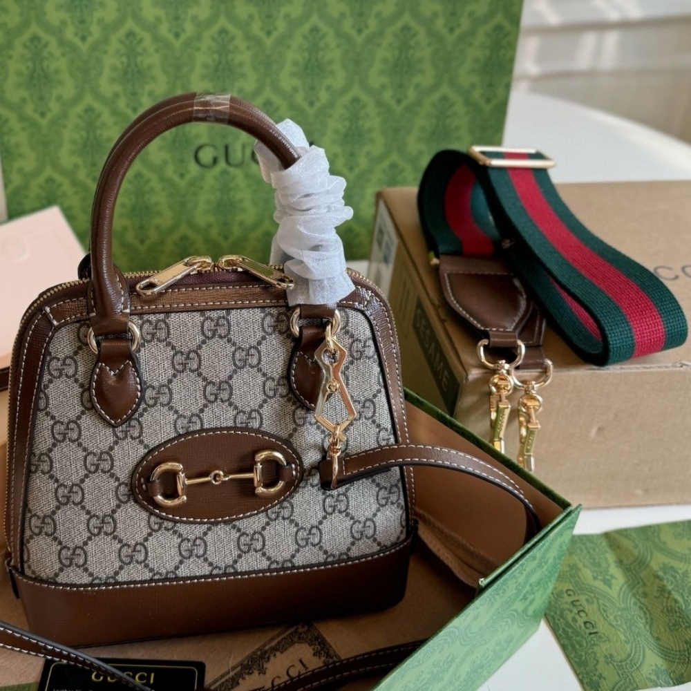 Alternative view of Gucci Horsebit 1955 Beige Dark Brown 20Cm