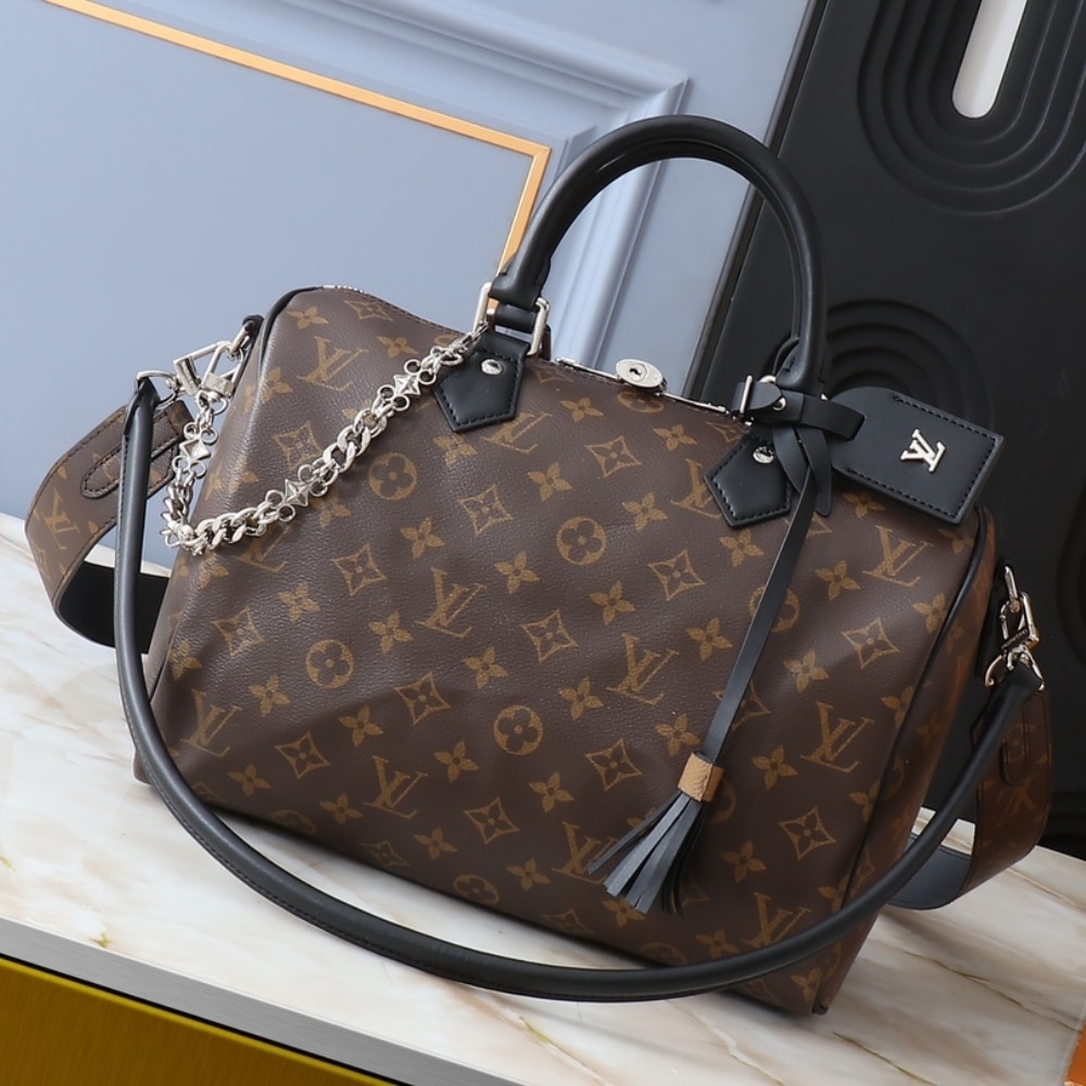 Alternative view of Louis Vuitton Speedy Soft 30 Dark Brown 30Cm M12243