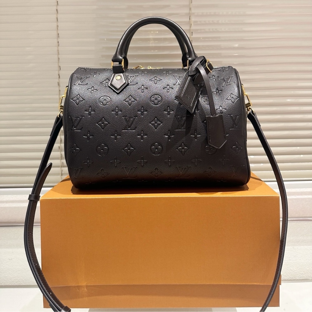 Alternative view of Louis Vuitton Speedy Soft Bag Monogram Black 30Cm