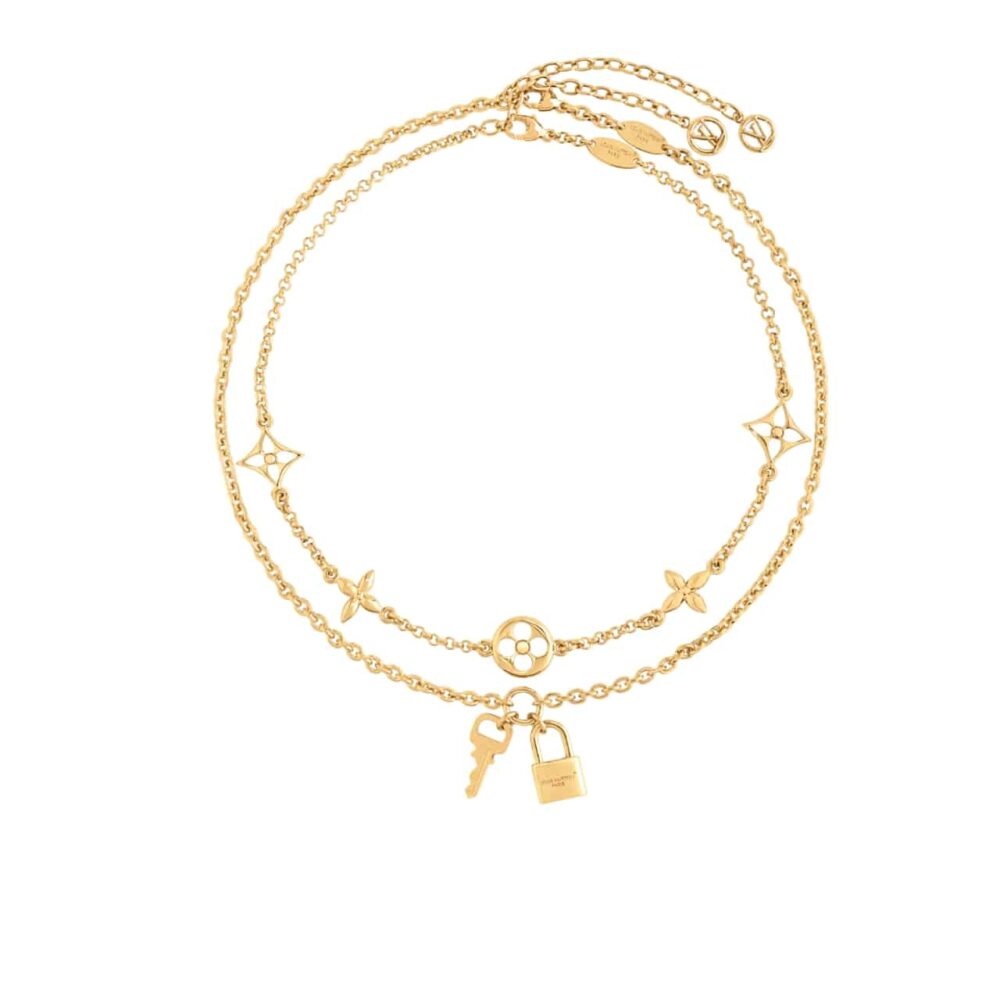 Louis Vuitton LV Iconic Charm Necklace Gold M02494