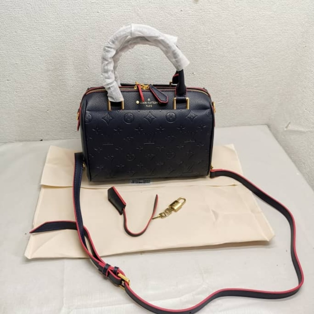 Alternative view of Louis Vuitton Speedy Bandoulière 25 In Monogram Empreinte Navy 25Cm M43501