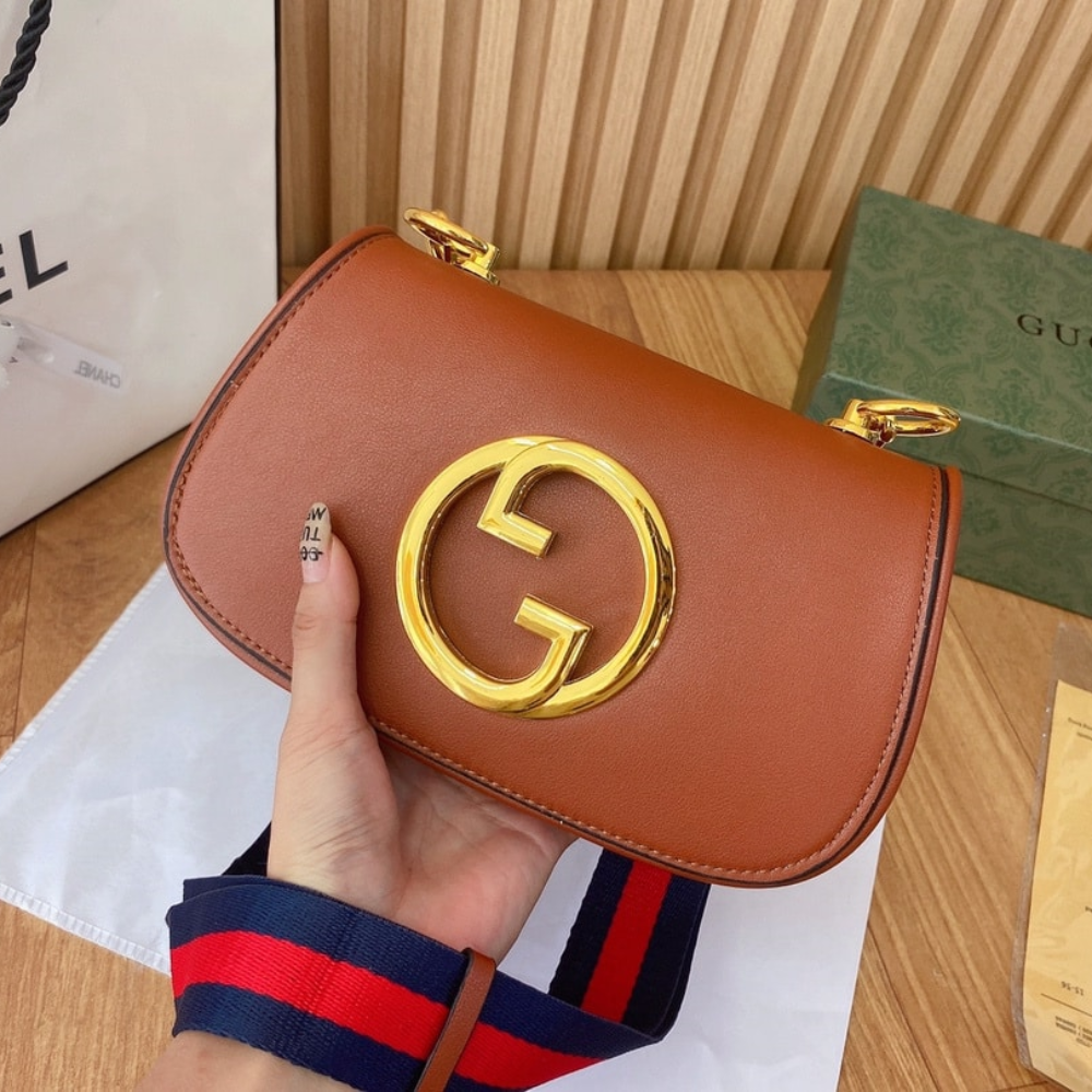 Alternative view of Gucci Blondie Mini Bag Brown 22Cm 698643 UXXAG 2671