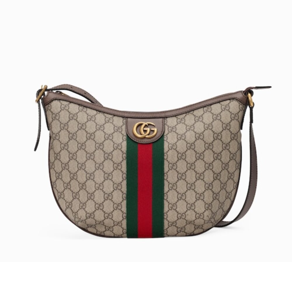 Gucci Ophidia GG Small Shoulder Bag Beige And Ebony 30Cm 598125 9IK3T 8745