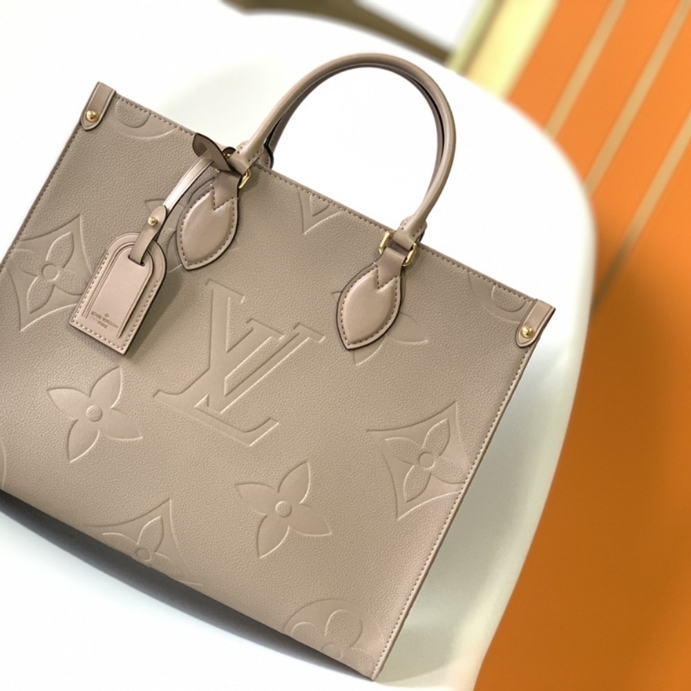 Alternative view of Louis Vuitton Onthego MM Monogram Empreinte Turtledove 35Cm M45607