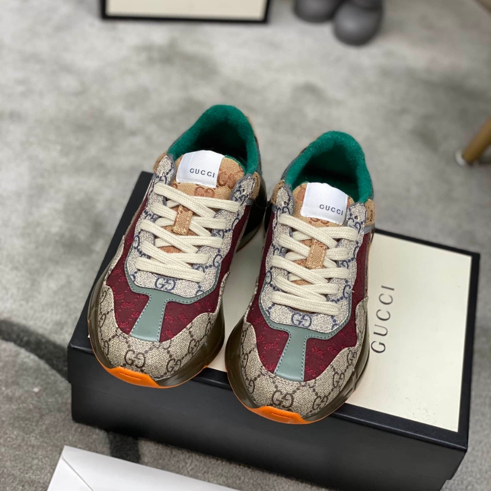 Alternative view of Gucci Women’S GG Rhyton Sneaker ‎619891 99WG0-6060