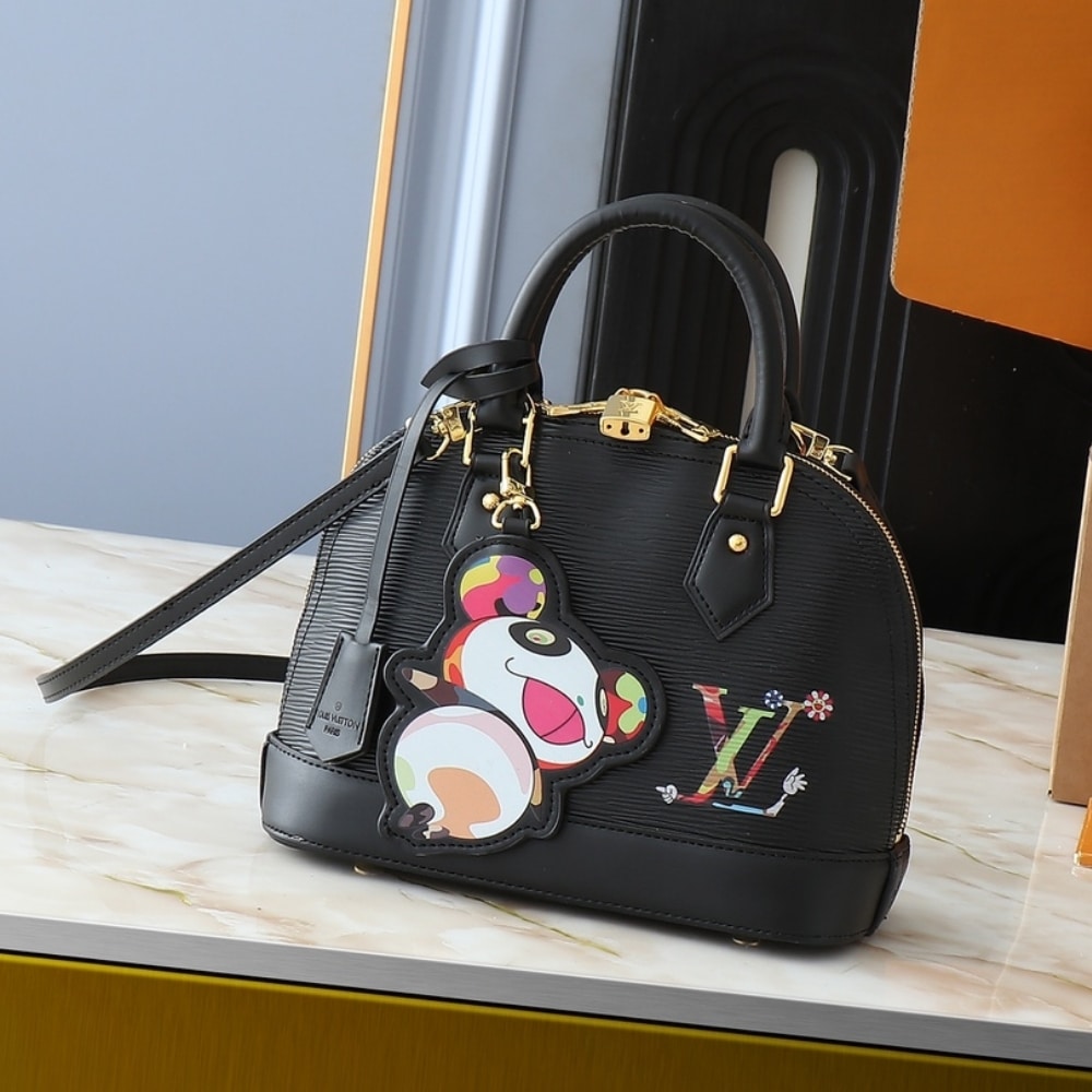 Alternative view of Louis Vuitton X Murakami Alma BB Black 23Cm M13670