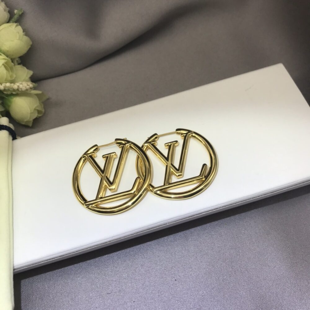 Alternative view of Louis Vuitton Louise Hoop Earrings M64288