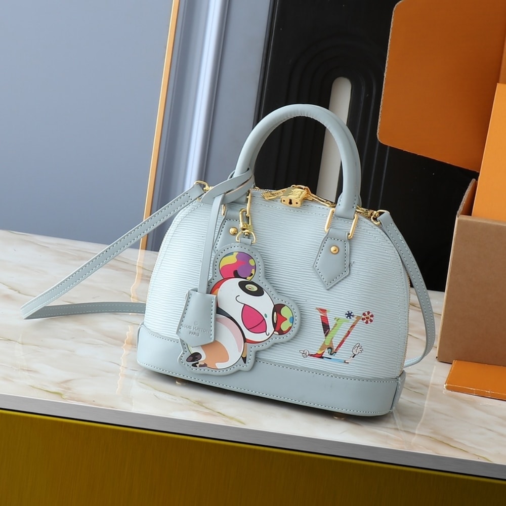Alternative view of Louis Vuitton X Murakami Alma BB Washed Blue 23Cm M14197