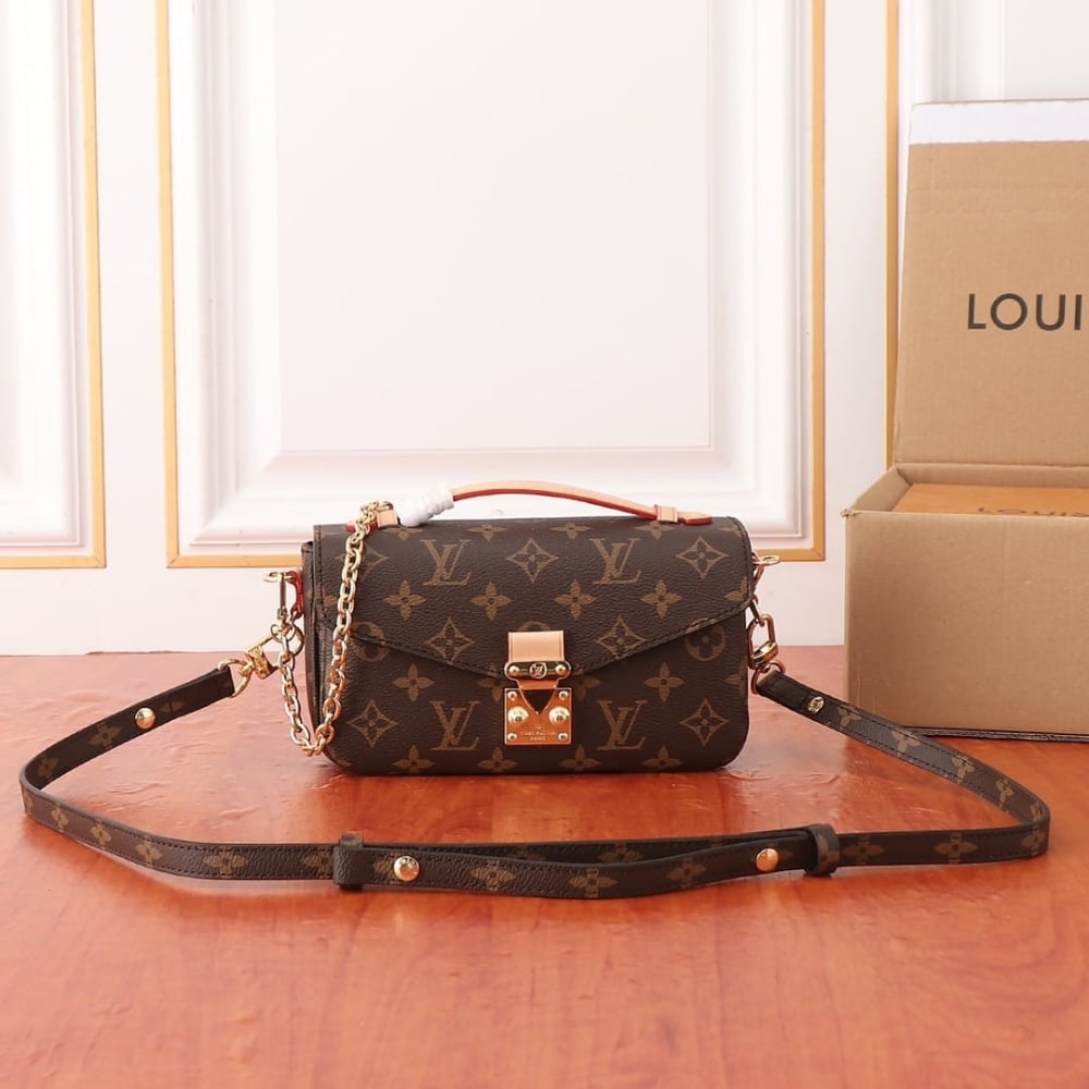 Alternative view of Louis Vuitton Pochette Métis East West Bag Monogram Brown 22Cm M46279