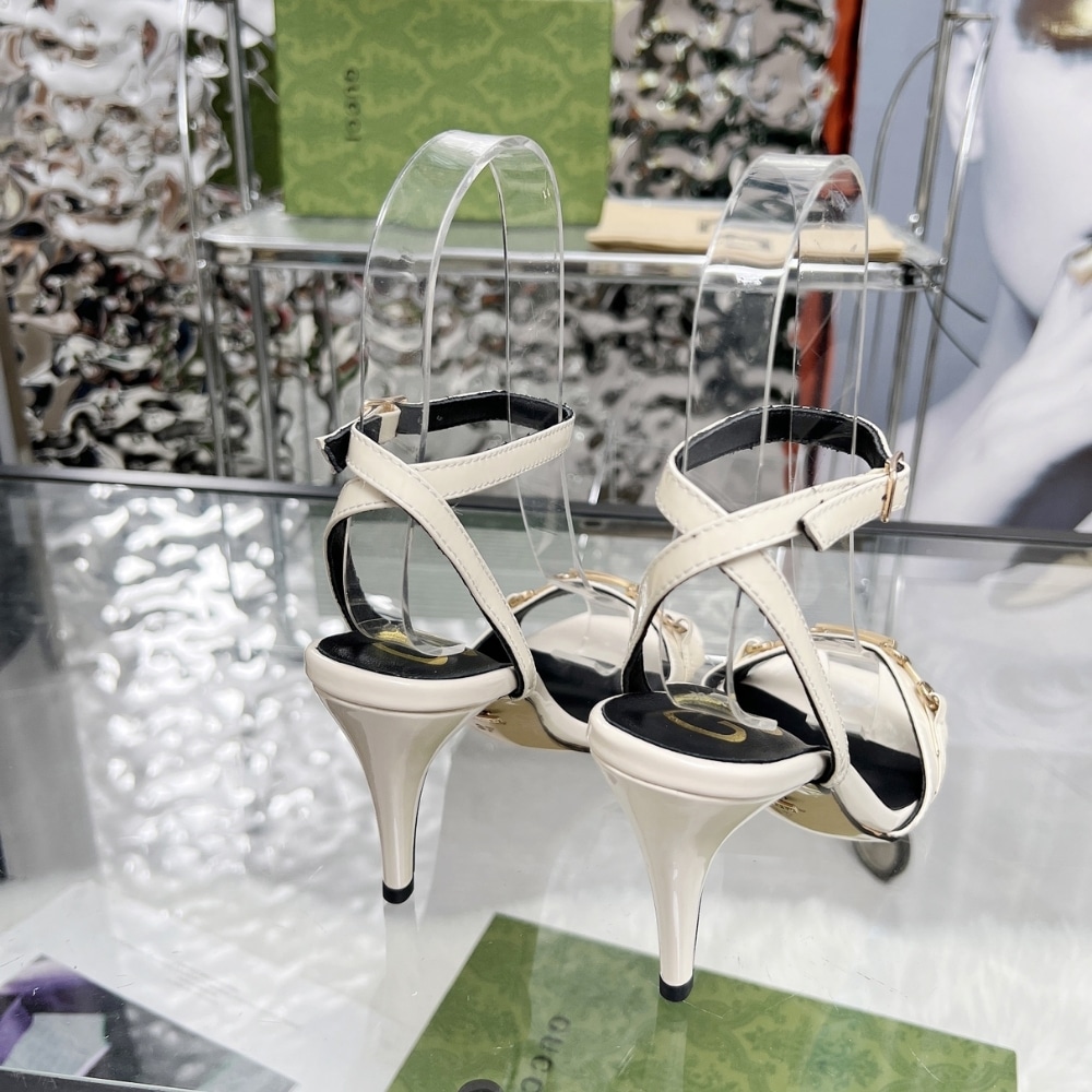 Alternative view of Gucci Moorea Sandals White