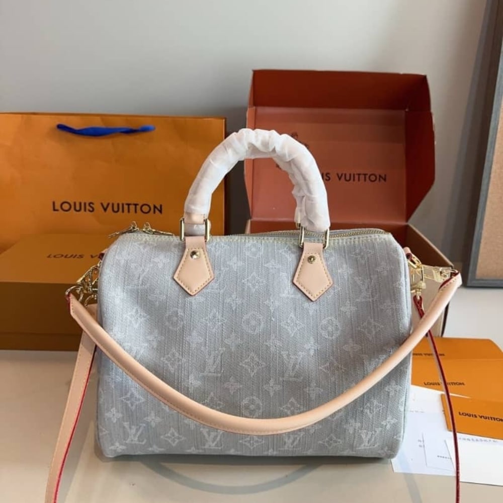 Alternative view of Louis Vuitton Speedy Soft 30 Washed Gray 30Cm M13344