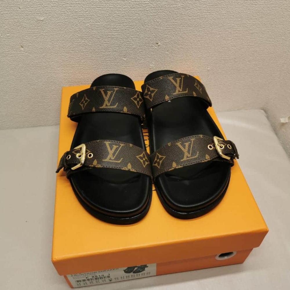 Alternative view of Louis Vuitton Bomdia Flat Mule Brown 1A3R5M