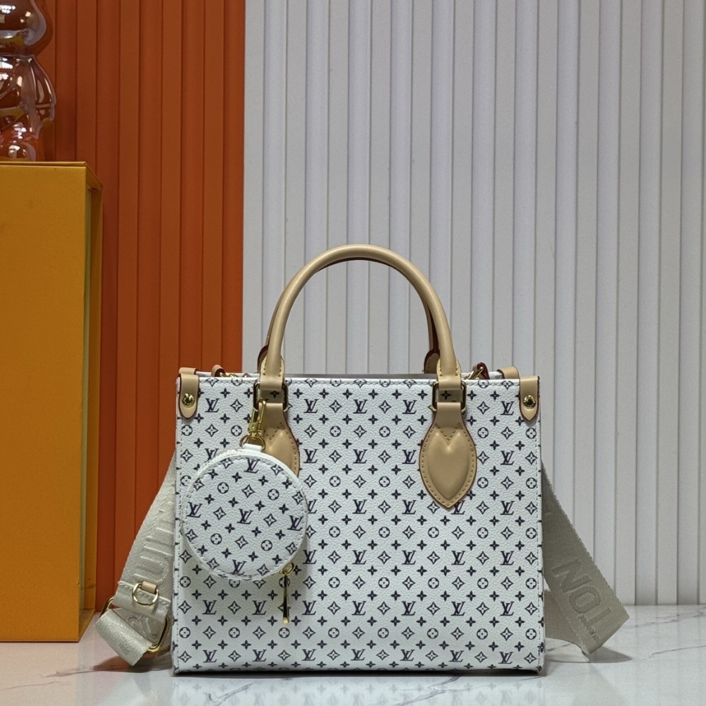 Alternative view of Louis Vuitton Onthego PM Azure Blue And Sand 25Cm M15138