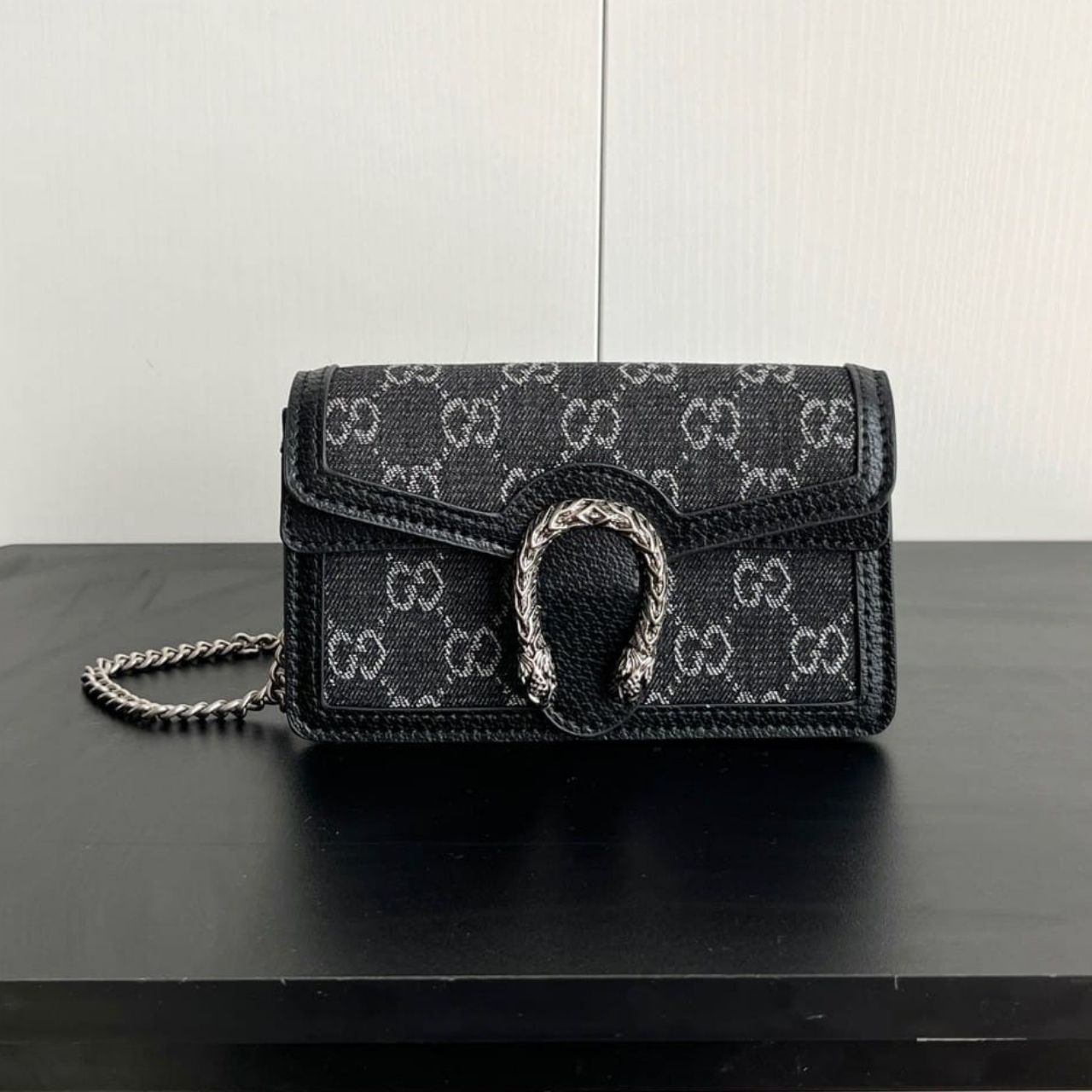 Gucci Dionysus Super Mini Black 16Cm - Image 2