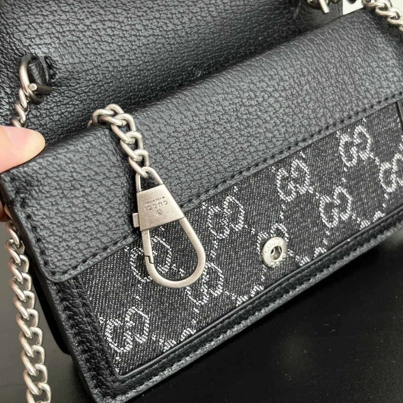 Gucci Dionysus Super Mini Black 16Cm - Image 7