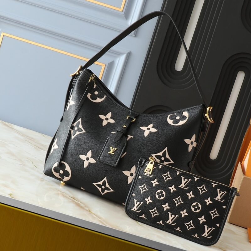 Alternative view of Louis Vuitton Carryall PM Bicolor Monogram Empreinte Black 29Cm
