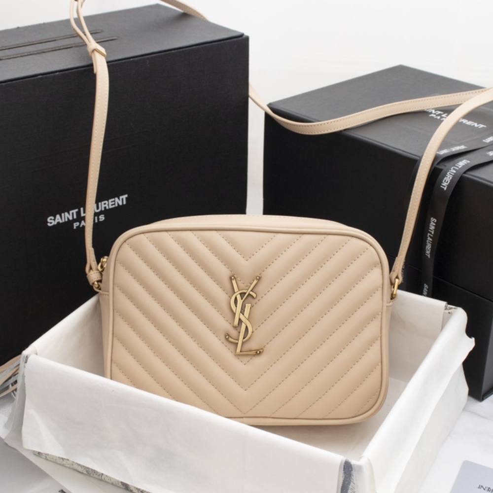 Alternative view of Saint Laurent Lou Camera Bag In Quilted Beige 23Cm 612544DV7072721