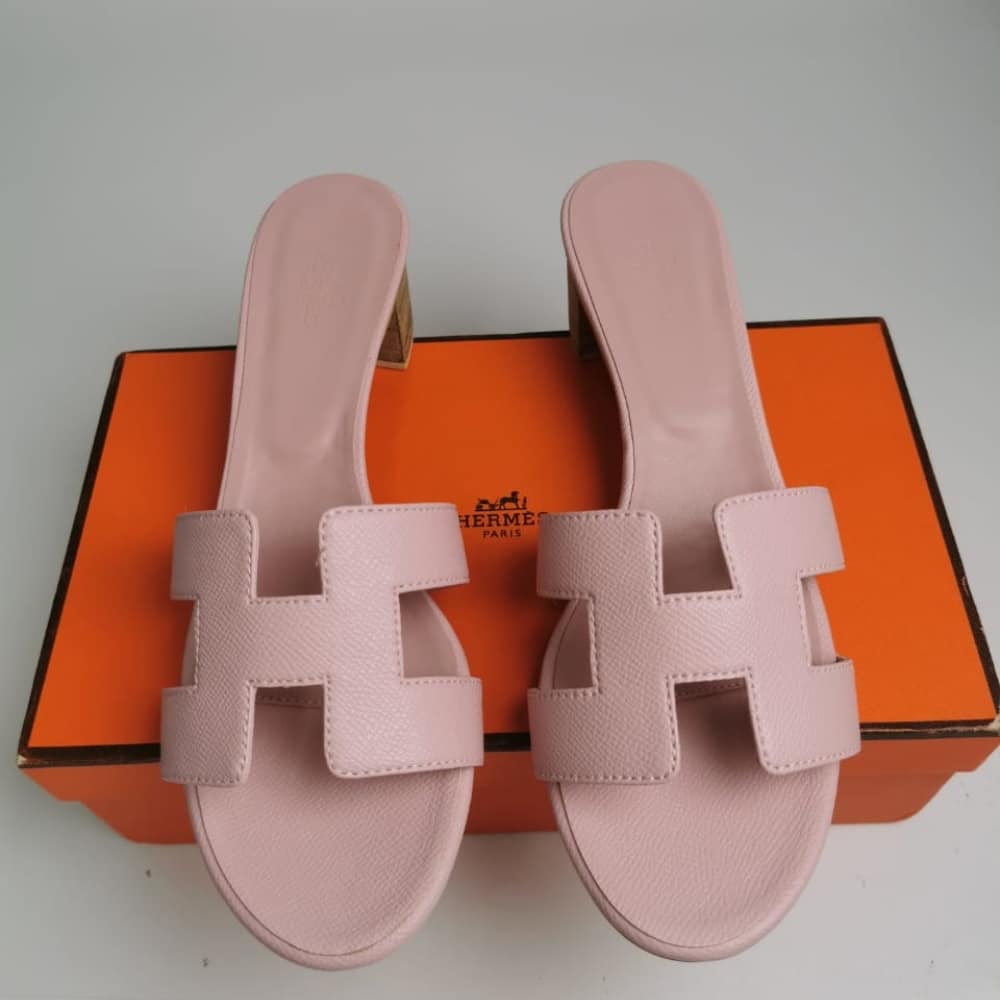 Alternative view of Hermes Oasis Sandals Rose Pale H151215Z VR360