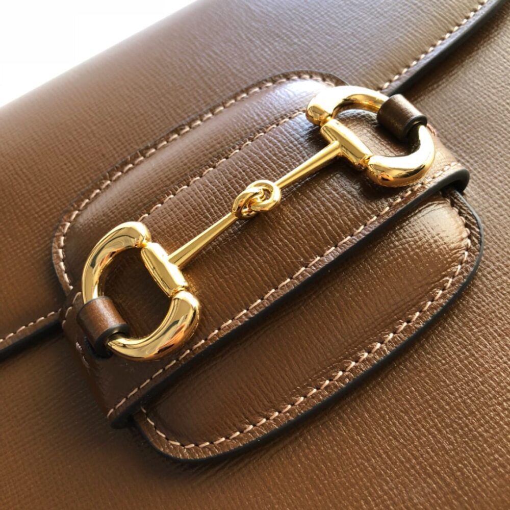 Alternative view of Gucci Horsebit 1955 Shoulder Bag Brown 25Cm 602204 1DB0G 2361