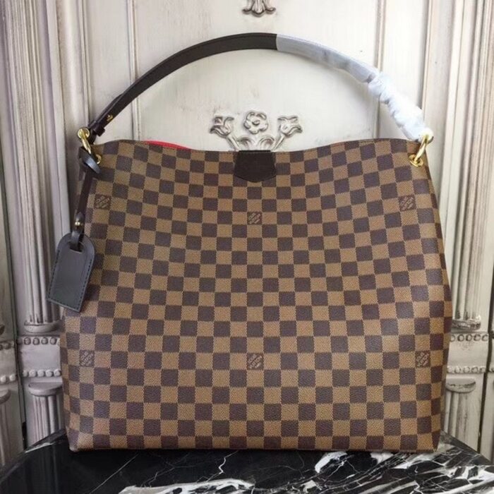 Alternative view of Louis Vuitton Damier Azur Graceful MM Red 41Cm N44045