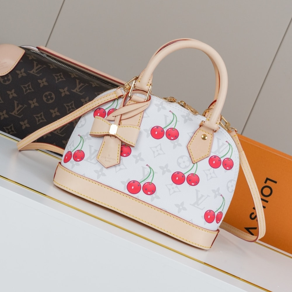 Alternative view of Louis Vuitton X Murakami Alma BB Washed Blue 23Cm Louis Vuitton X Takashi Murakami Alma BB Monogram Cherry 23Cm M14234