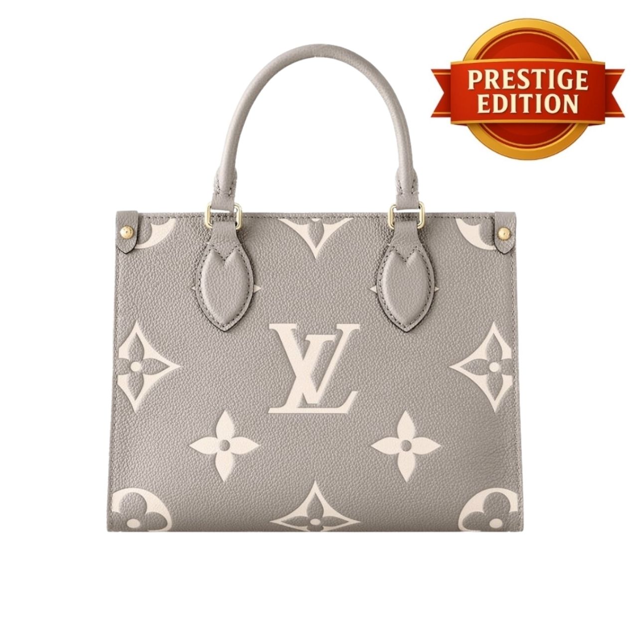 Prestige Edition - Louis Vuitton Onthego PM Dove Grey Cream 25Cm
