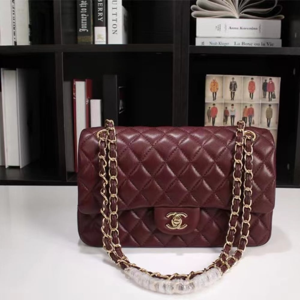 Alternative view of Chanel Classic Handbag Red 25Cm