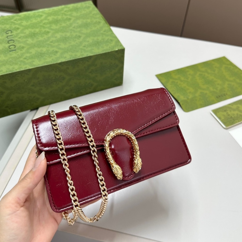Alternative view of Gucci Dionysus Super Mini Bag Rosso Ancora Red 18Cm 795368 0AAA8 6207