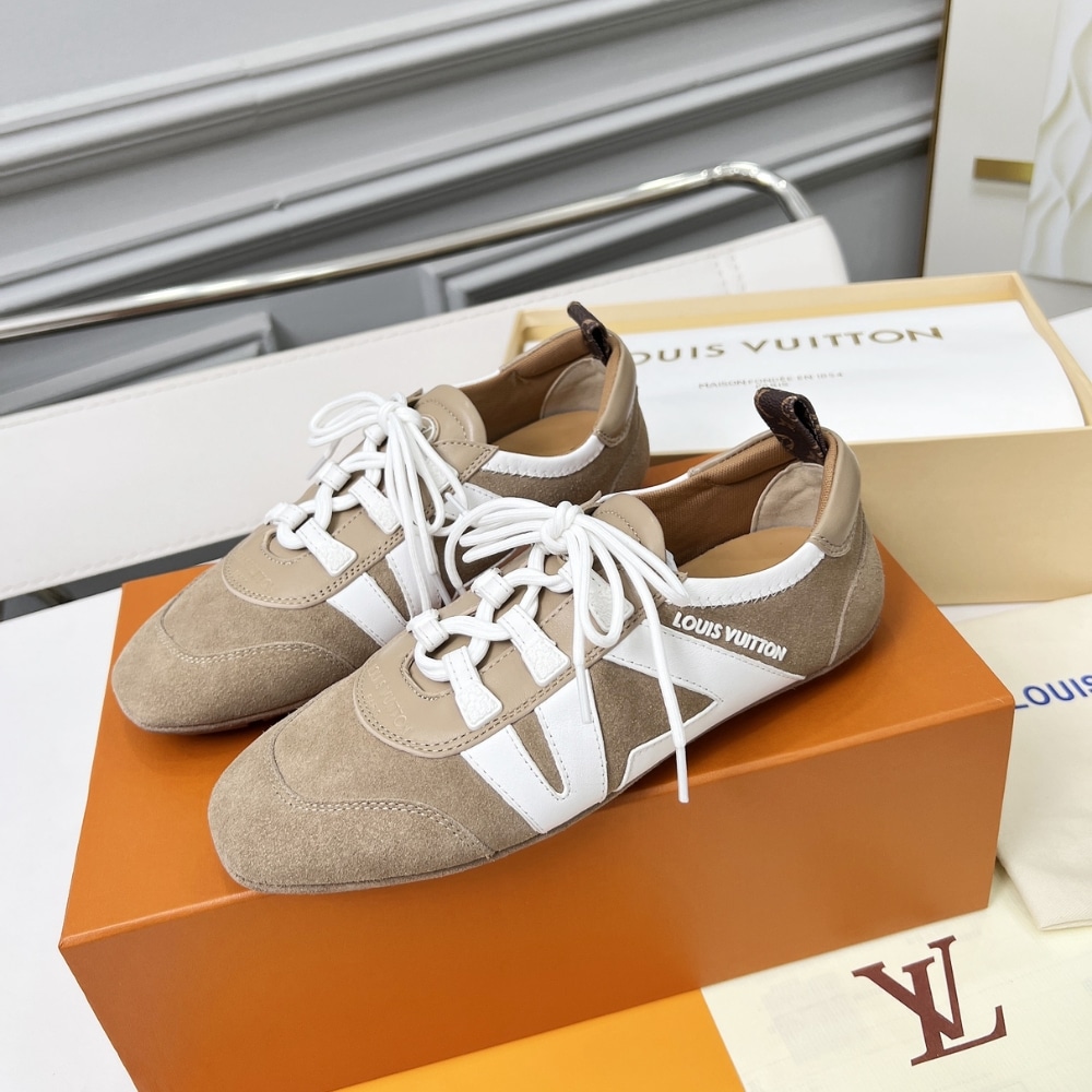 Alternative view of Louis Vuitton LV Sneakerina Hazelnut Brown 1AHNFA