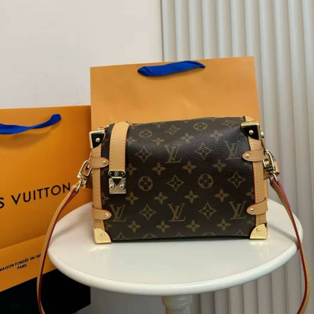 Alternative view of Louis Vuitton Side Trunk Monogram MM Brown 23Cm