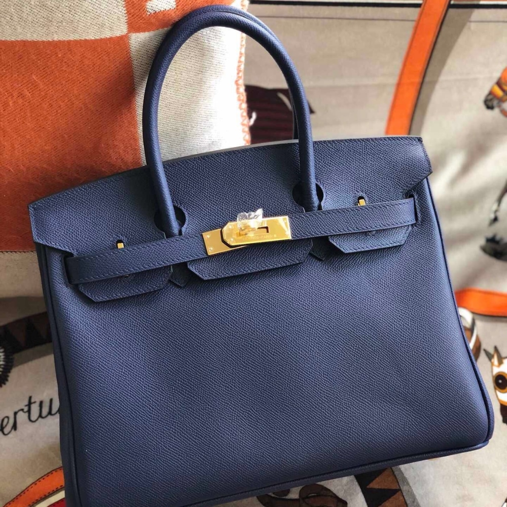 Alternative view of Hermes Birkin 25 Bag Epsom Bleu Saphire 25Cm