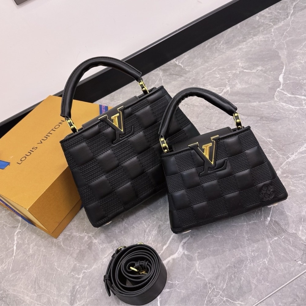 Alternative view of Louis Vuitton Capucines BB Bag In Damier Black 27Cm
